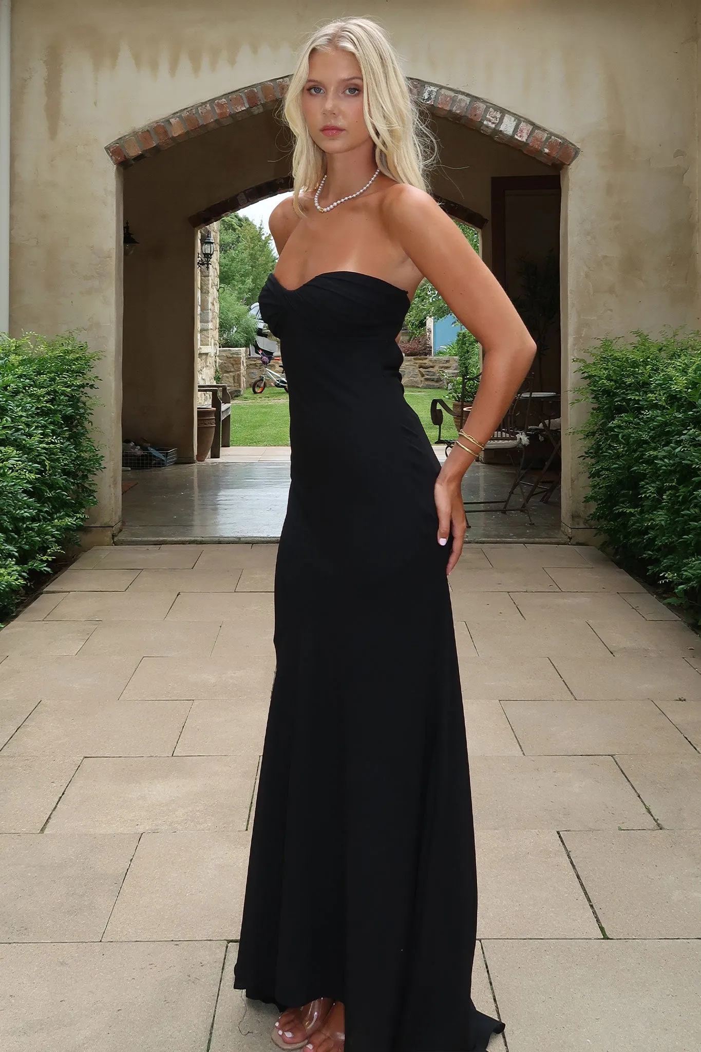 Jesson Strapless Maxi Dress - Black sold by Thats So Fetch product image thumbnail 4
