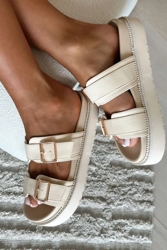 Capri Sandals - Nude sold by Thats So Fetch