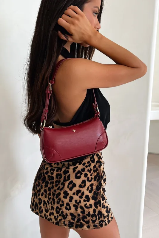 Peta + Jain Regina Shoulder Bag - Cherry sold by Thats So Fetch