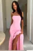 Thalassa Strapless Corset Maxi Dress - Pink sold by Thats So Fetch