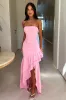 Thalassa Strapless Corset Maxi Dress - Pink sold by Thats So Fetch