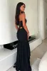 Thalassa Strapless Corset Maxi Dress - Black sold by Thats So Fetch