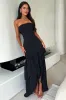 Thalassa Strapless Corset Maxi Dress - Black sold by Thats So Fetch