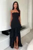 Thalassa Strapless Corset Maxi Dress - Black sold by Thats So Fetch