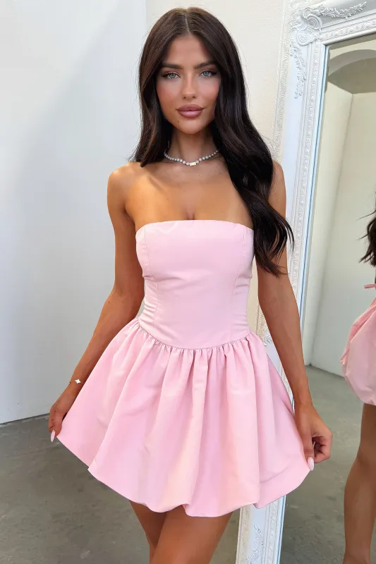 Bluebell Bubble Skirt Mini Dress - Pink sold by Thats So Fetch