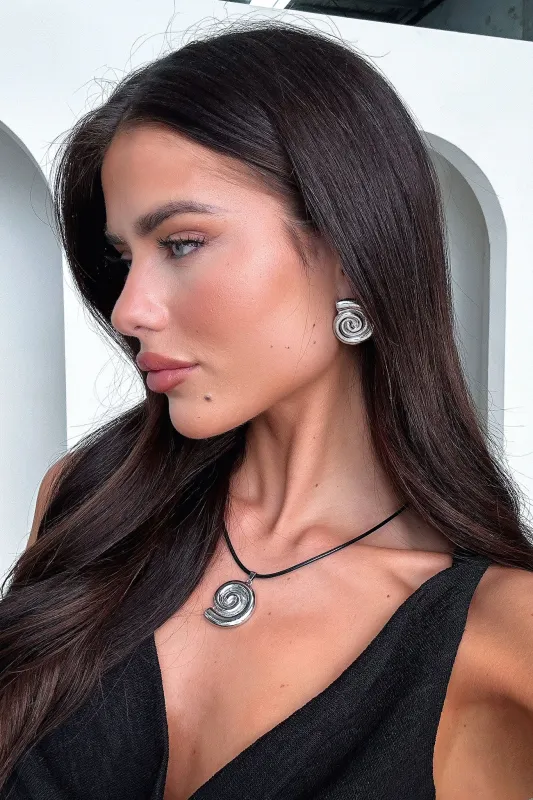 Cove Earrings - Silver sold by Thats So Fetch