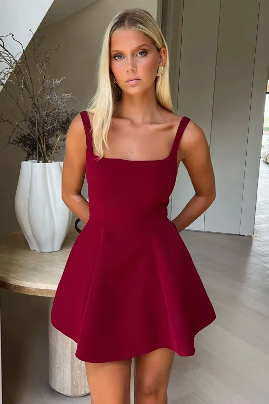 Alice Dress - Burgundy sold by Thats So Fetch