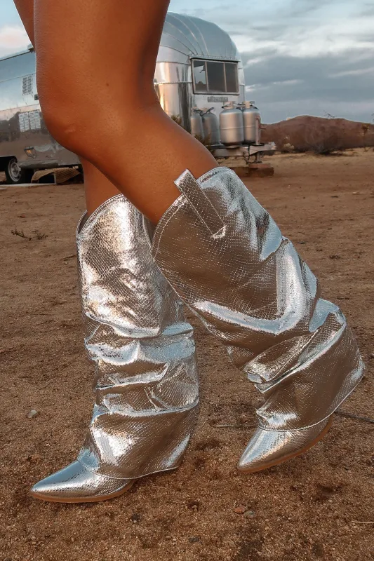 Cody Boots - Silver made by Thats So Fetch