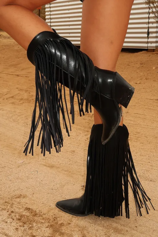 Cassidy Boots - Black sold by Thats So Fetch