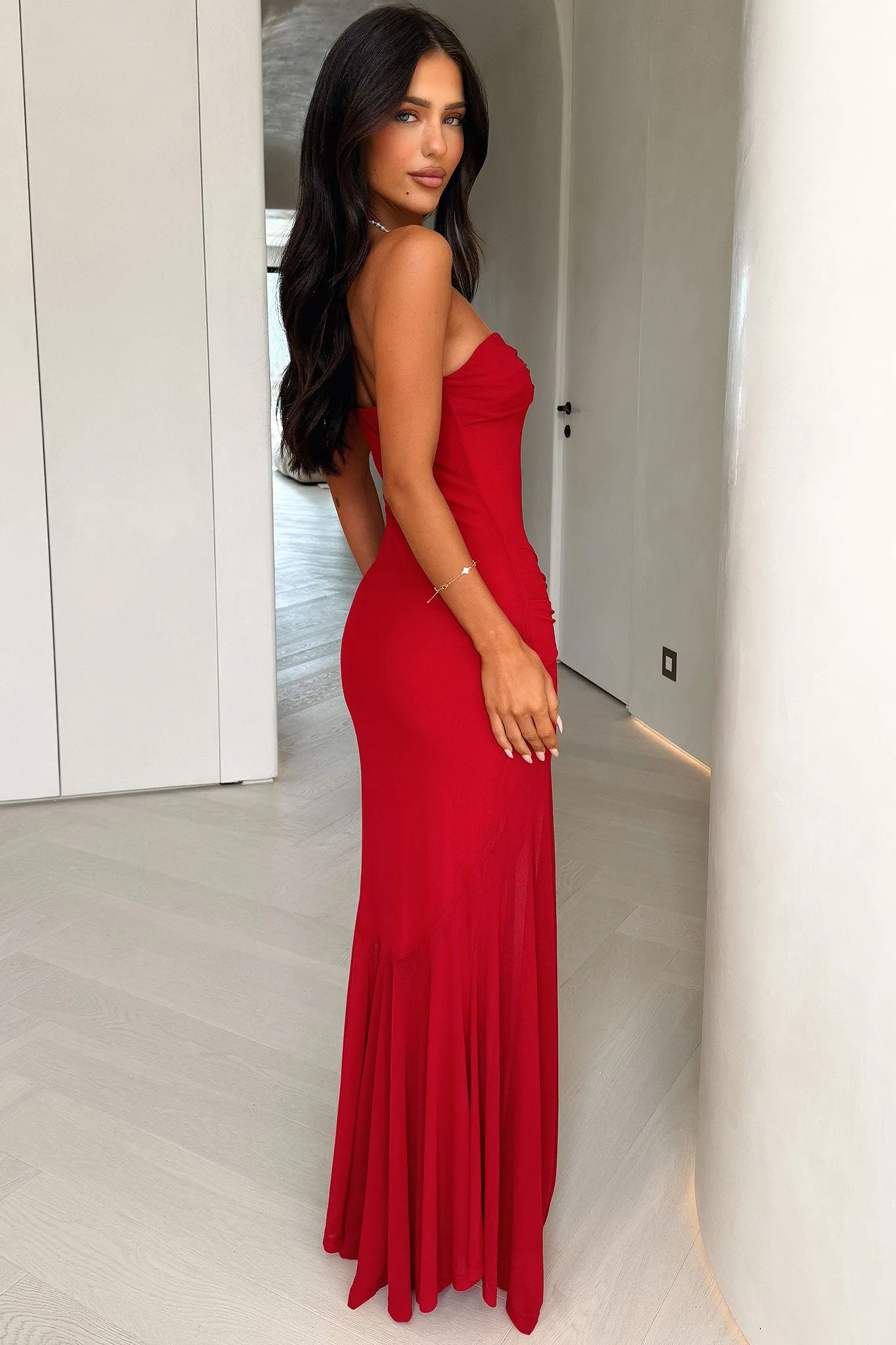 Tasmin Maxi Dress - Red sold by Thats So Fetch product image thumbnail 4