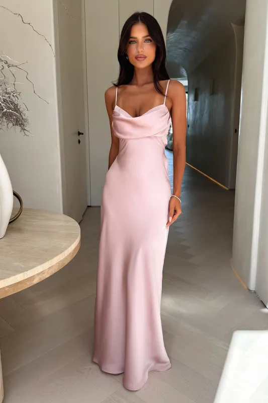 Novella Maxi Dress - Pink sold by Thats So Fetch