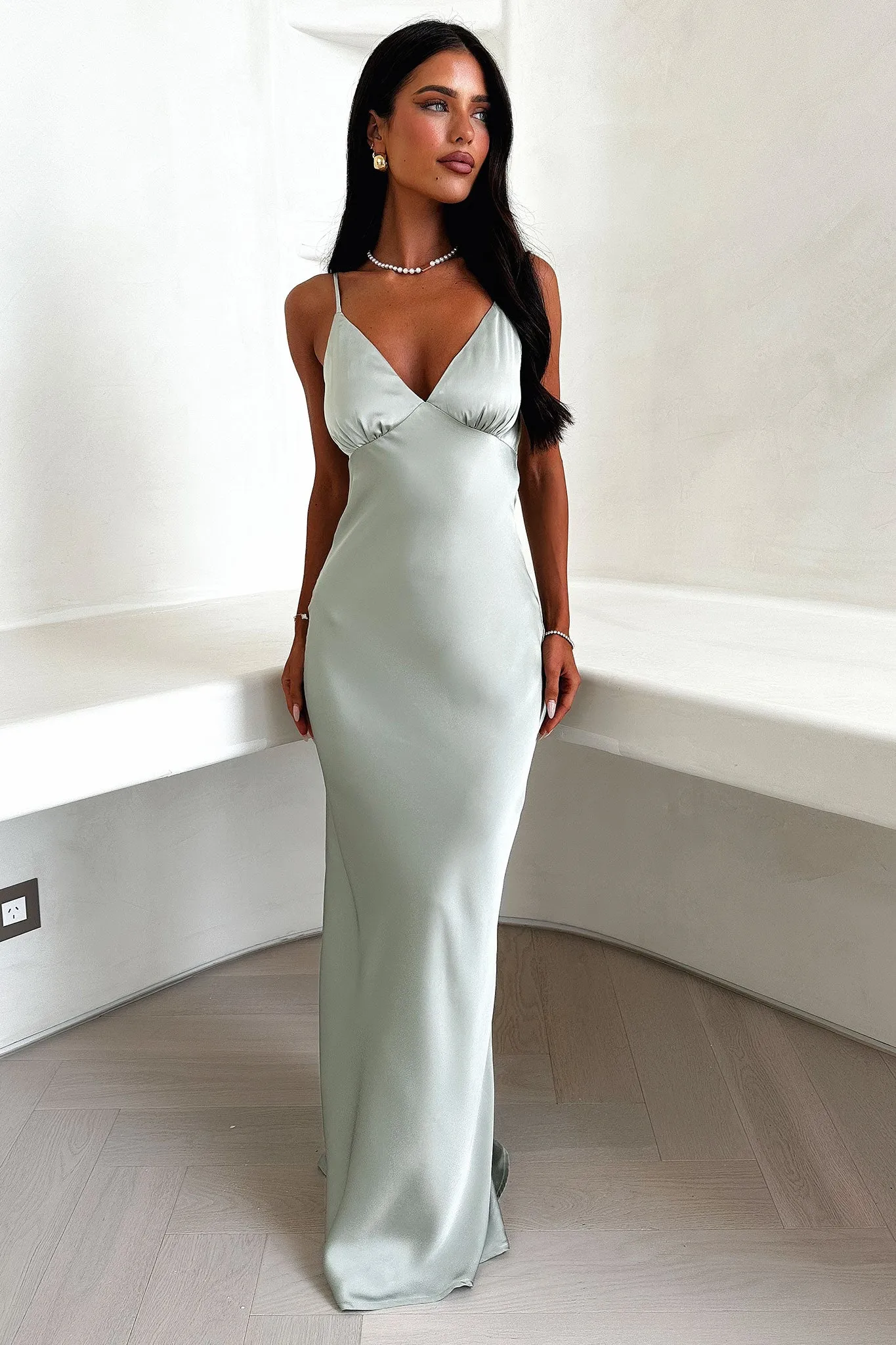 Sabilla Maxi Dress - Sage sold by Thats So Fetch product image thumbnail 4