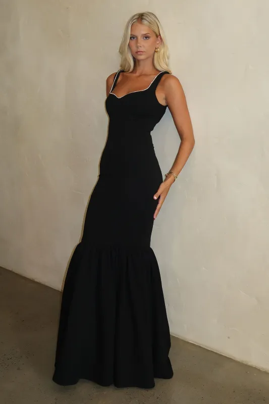 Emberly Maxi Dress - Black sold by Thats So Fetch