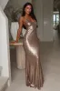 Nerina Sequin Maxi Dress - Champagne sold by Thats So Fetch