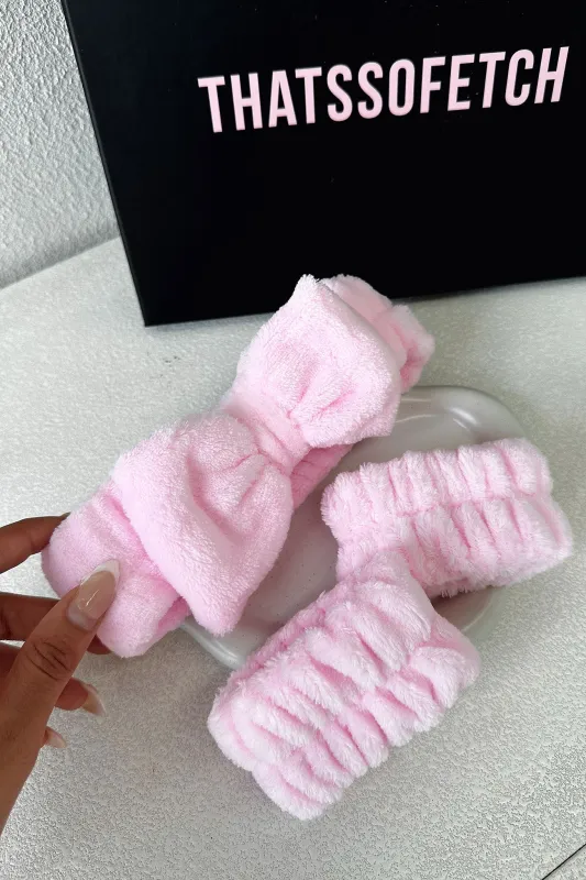 TSF Headband and Wristband Set - Pink sold by Thats So Fetch
