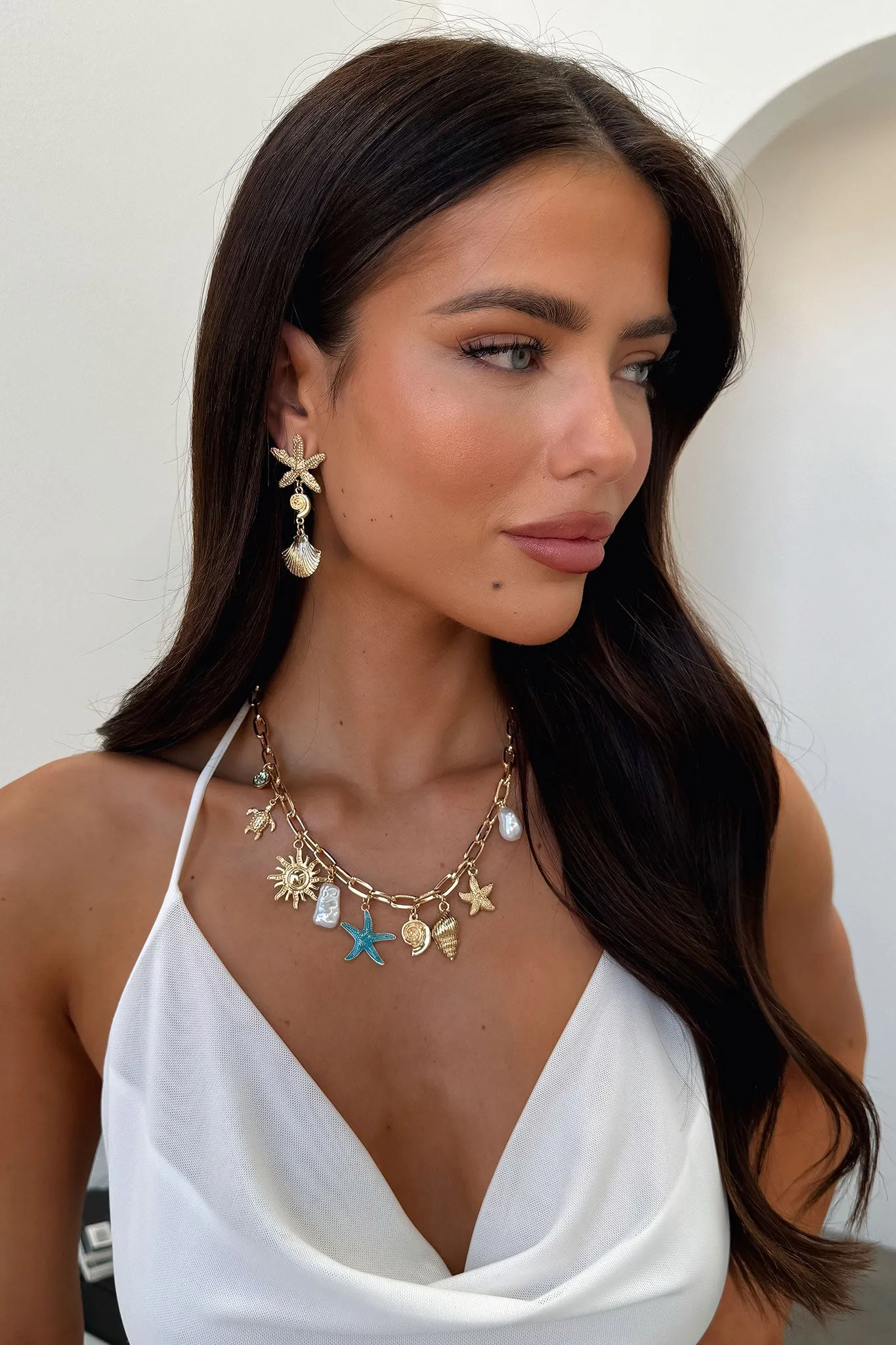 Ariel Earrings - Gold sold by Thats So Fetch product image thumbnail 4