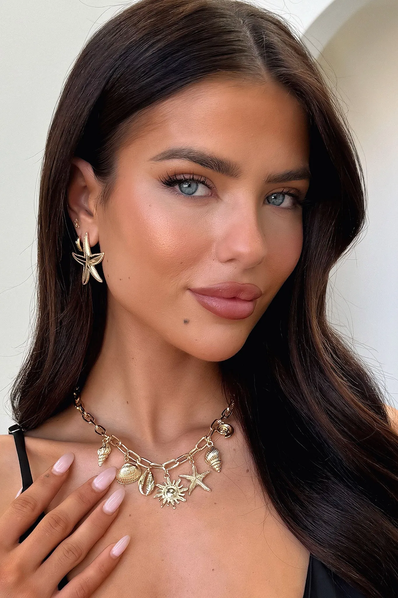 Coralie Necklace - Gold sold by Thats So Fetch product image thumbnail 4