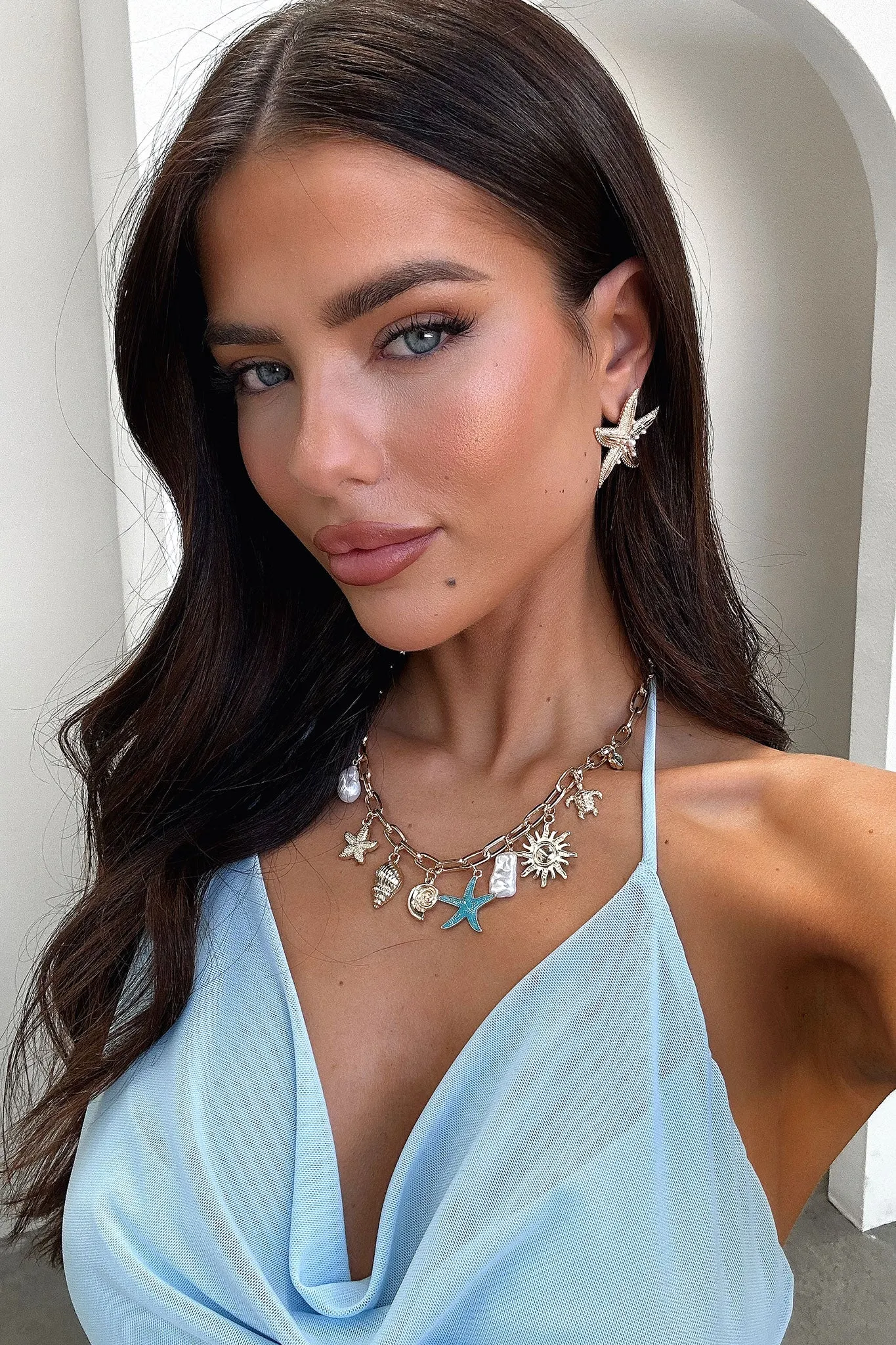 Reef Necklace - Gold sold by Thats So Fetch product image thumbnail 4