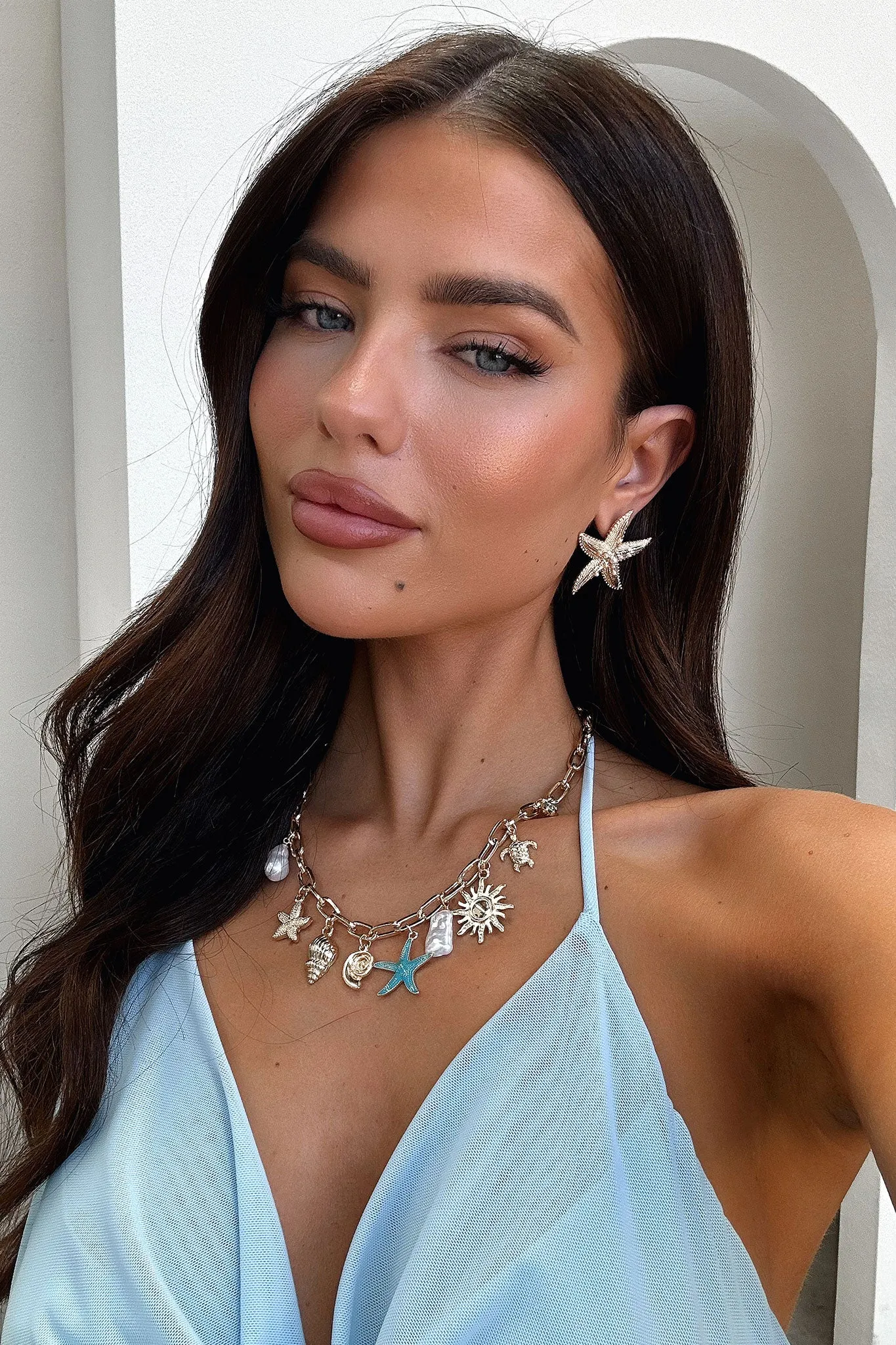 Reef Necklace - Gold sold by Thats So Fetch product image thumbnail 3