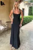 Alara Lace-Up Back Dress - Black sold by Thats So Fetch