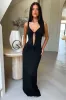 Lilo Keyhole Backless Maxi Dress - Black sold by Thats So Fetch