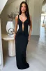 Lilo Keyhole Backless Maxi Dress - Black sold by Thats So Fetch