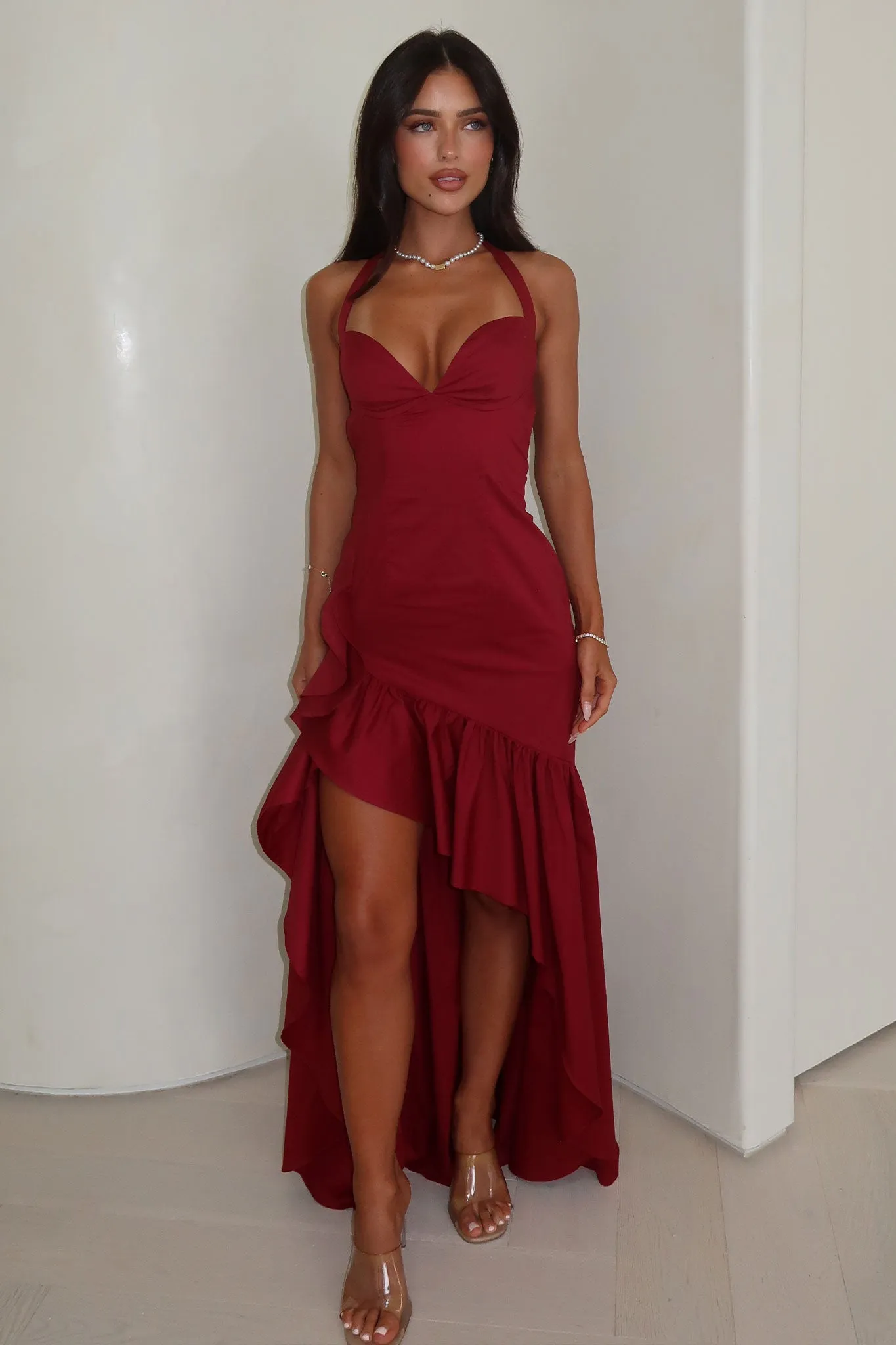 Neva Maxi Dress - Red sold by Thats So Fetch product image thumbnail 5
