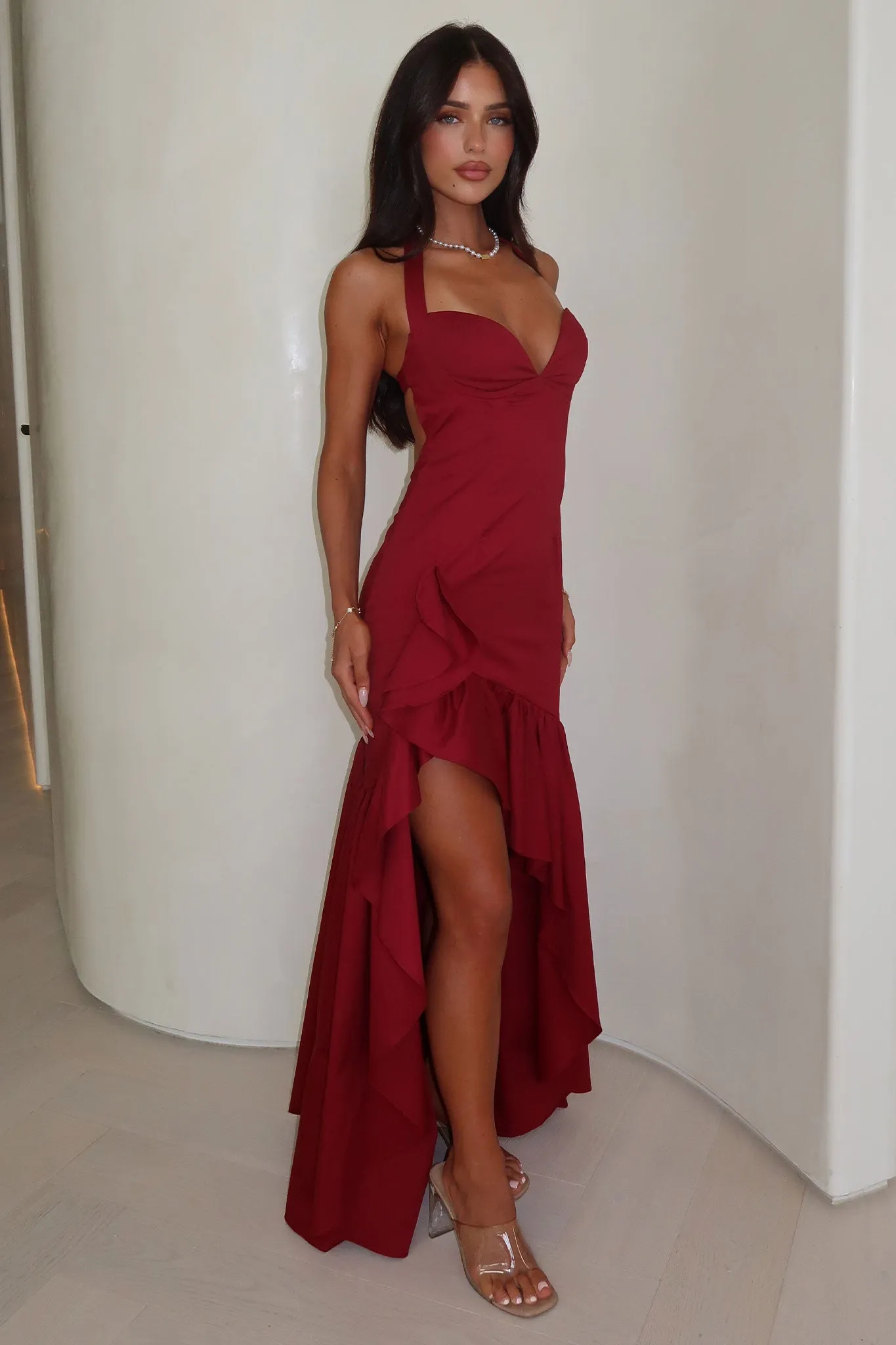 Neva Maxi Dress - Red sold by Thats So Fetch product image thumbnail 2