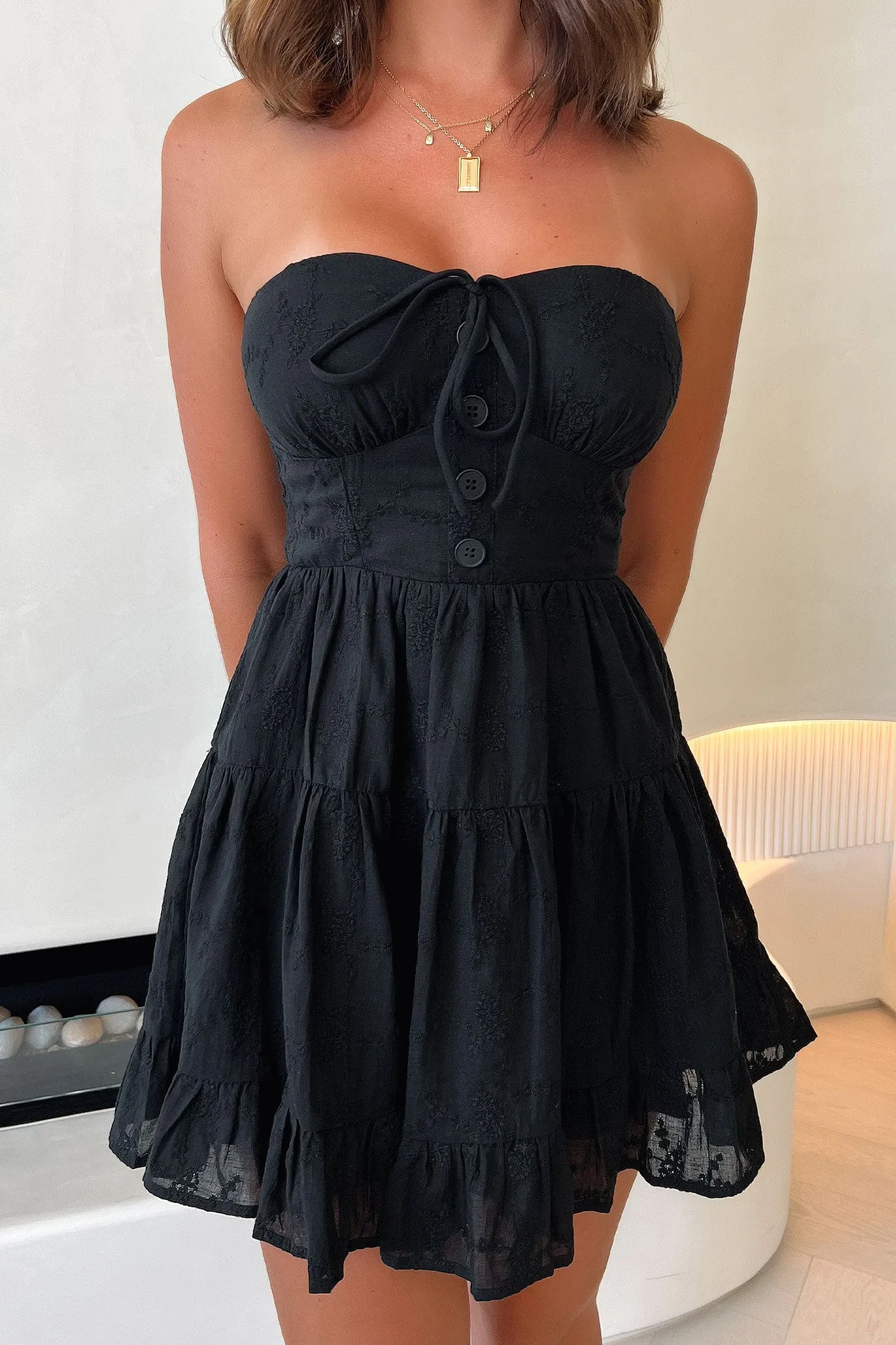 Ruby Strapless Mini Dress - Black sold by Thats So Fetch product image thumbnail 2