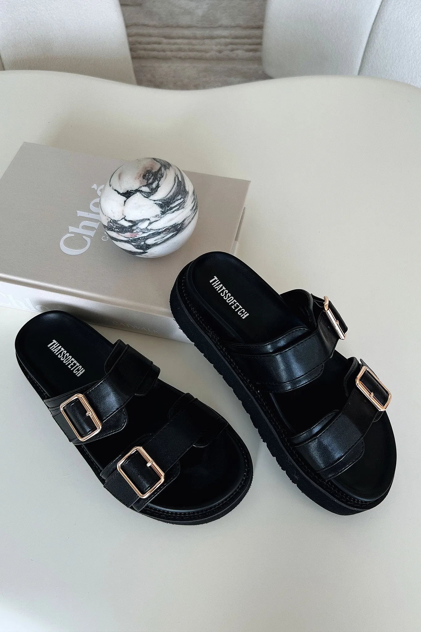 Capri Sandals - Black sold by Thats So Fetch product image thumbnail 3