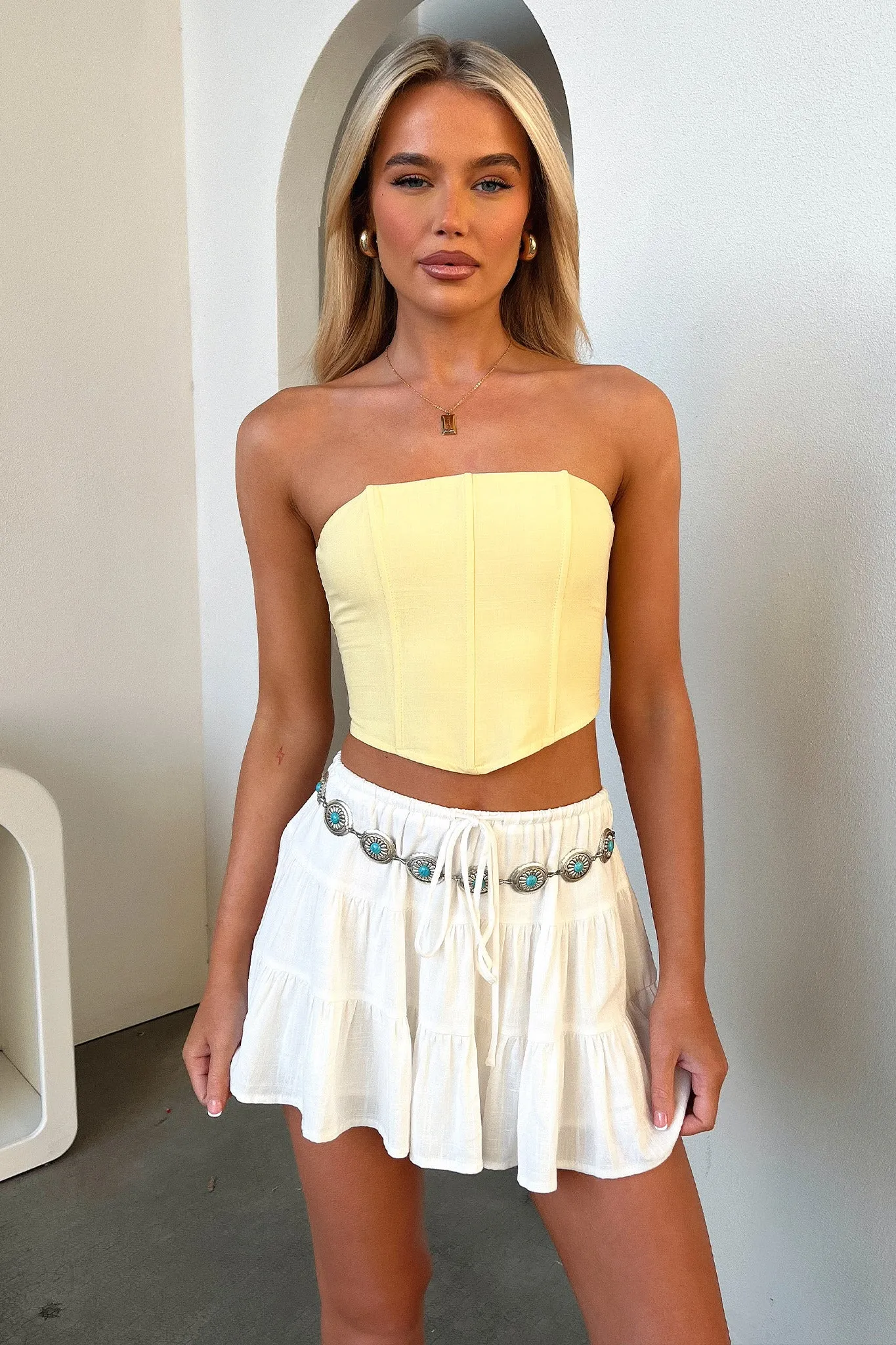 Tullie Skirt - White sold by Thats So Fetch