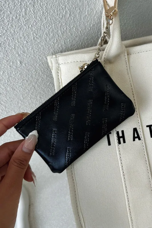 Carter Coin Purse - Black made by Thats So Fetch