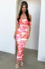 Lucinda Maxi Dress - Pink/Orange Floral sold by Thats So Fetch