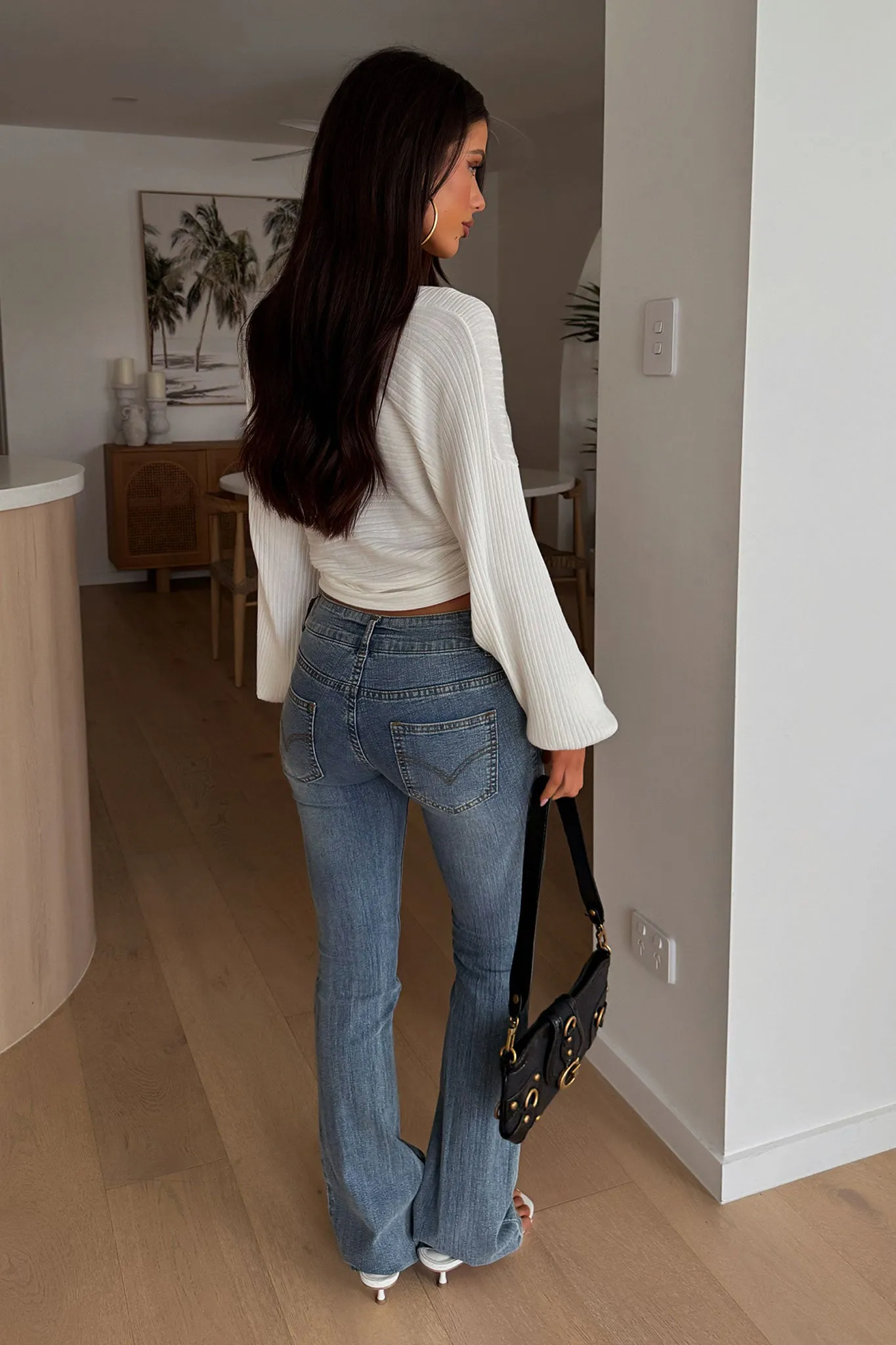 Dakodah Long Sleeve Knit - White sold by Thats So Fetch product image thumbnail 4