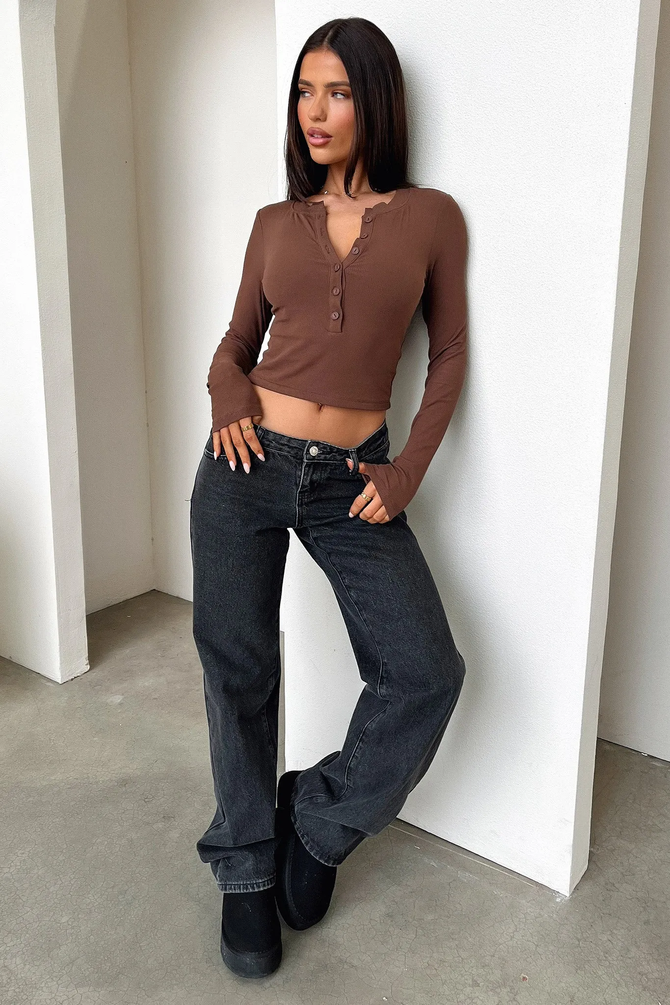 Liliana Top - Brown sold by Thats So Fetch product image thumbnail 3