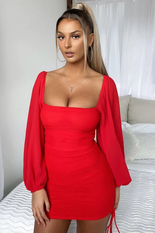 Lorde Dress - Red sold by Thats So Fetch