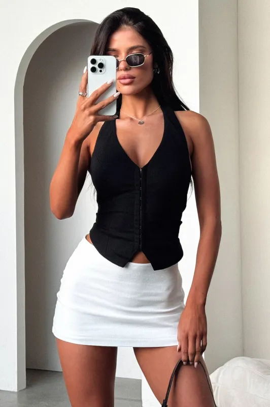 Alonzo Top - Black sold by Thats So Fetch