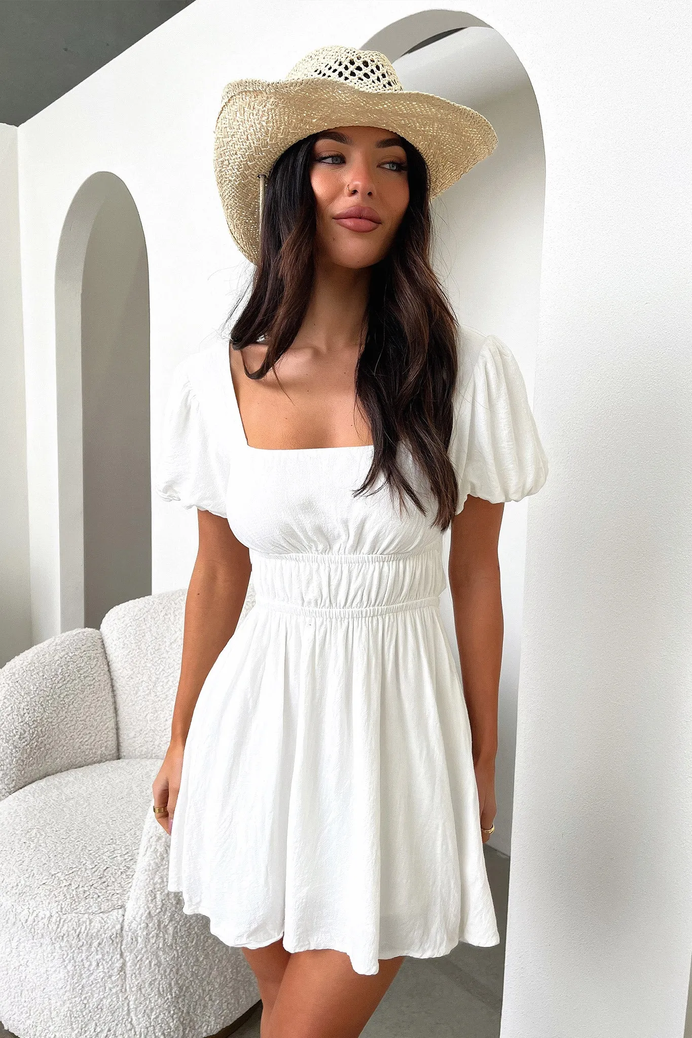 Whitney Dress - White sold by Thats So Fetch product image thumbnail 2