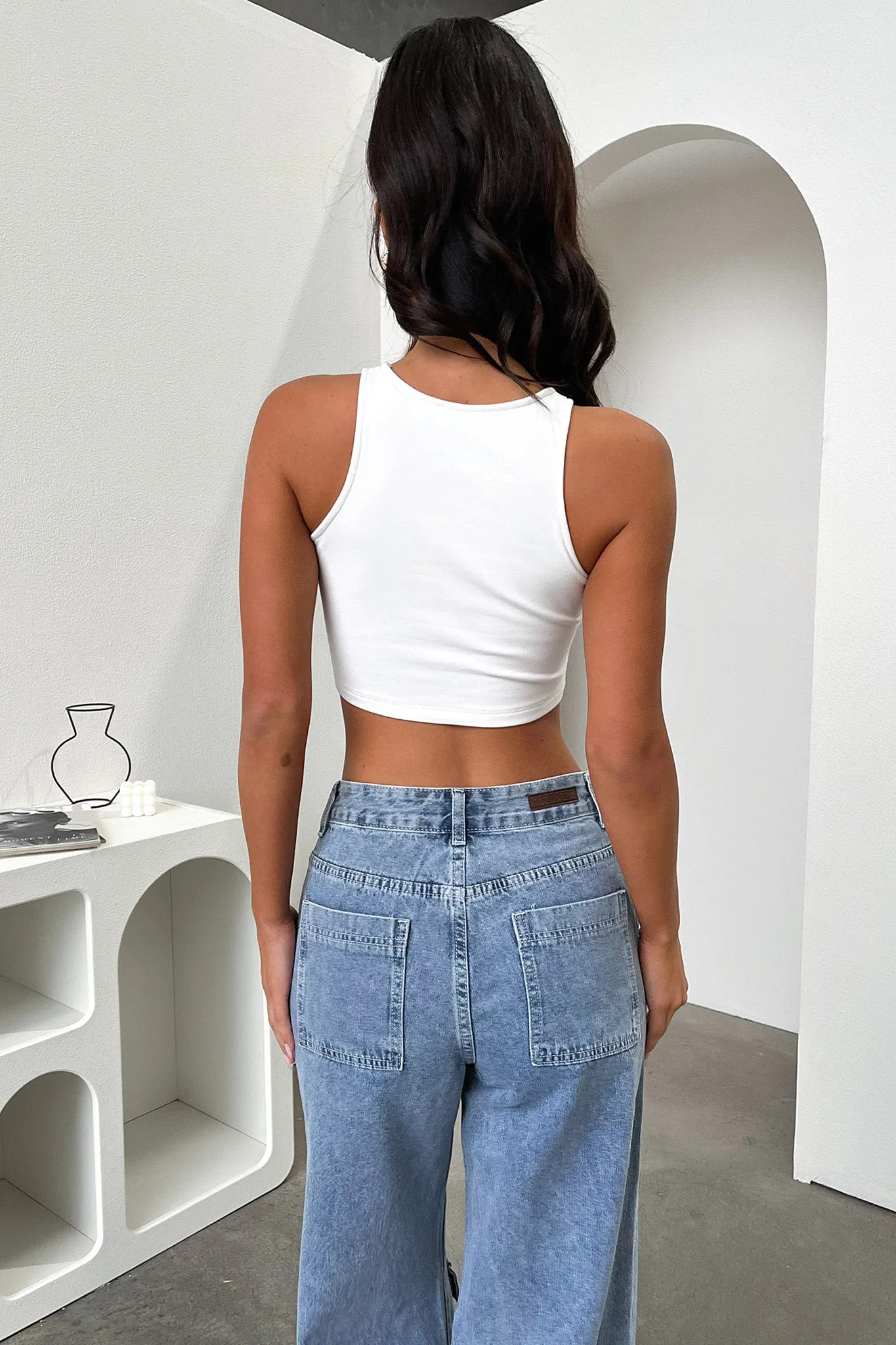Adelina Crop - White sold by Thats So Fetch product image thumbnail 5