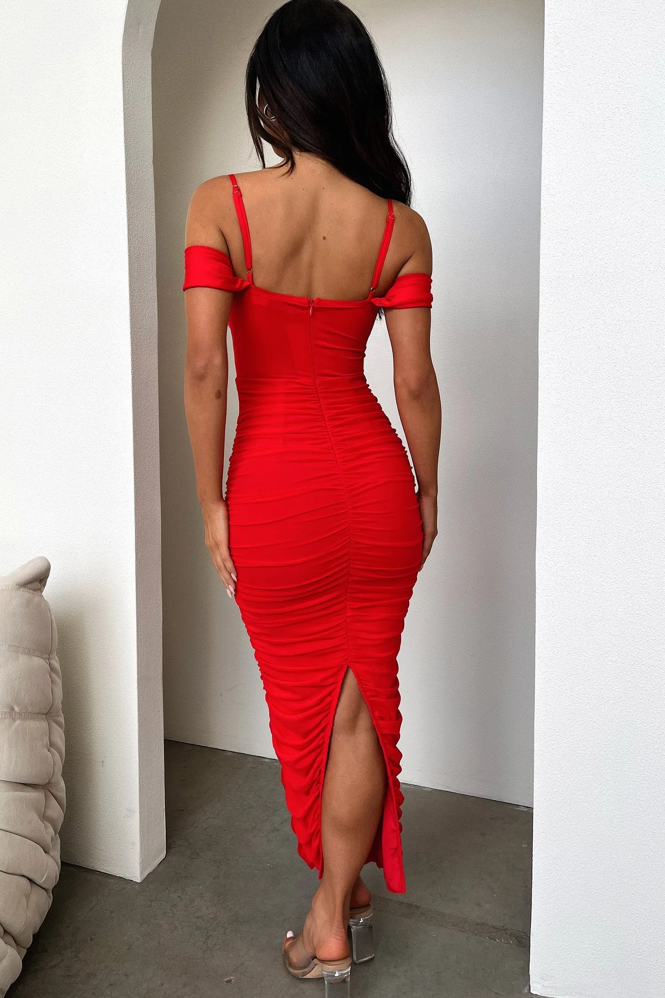 Audrey Maxi Dress - Red sold by Thats So Fetch product image thumbnail 4