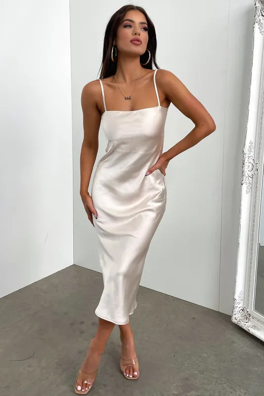 Midnight Dress - Champagne made by Thats So Fetch