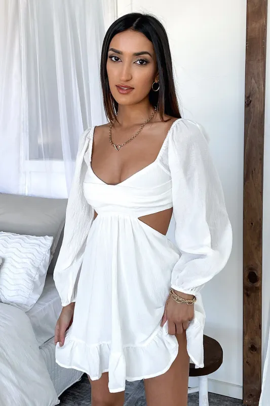 Nicole Dress - White made by Thats So Fetch