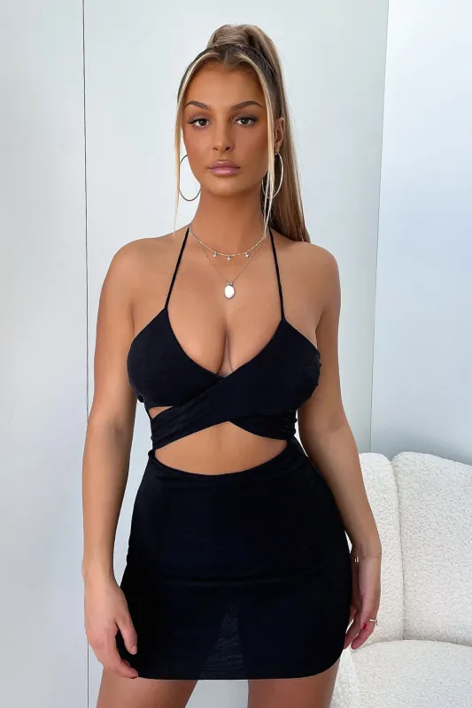 Jain Dress - Black made by Thats So Fetch