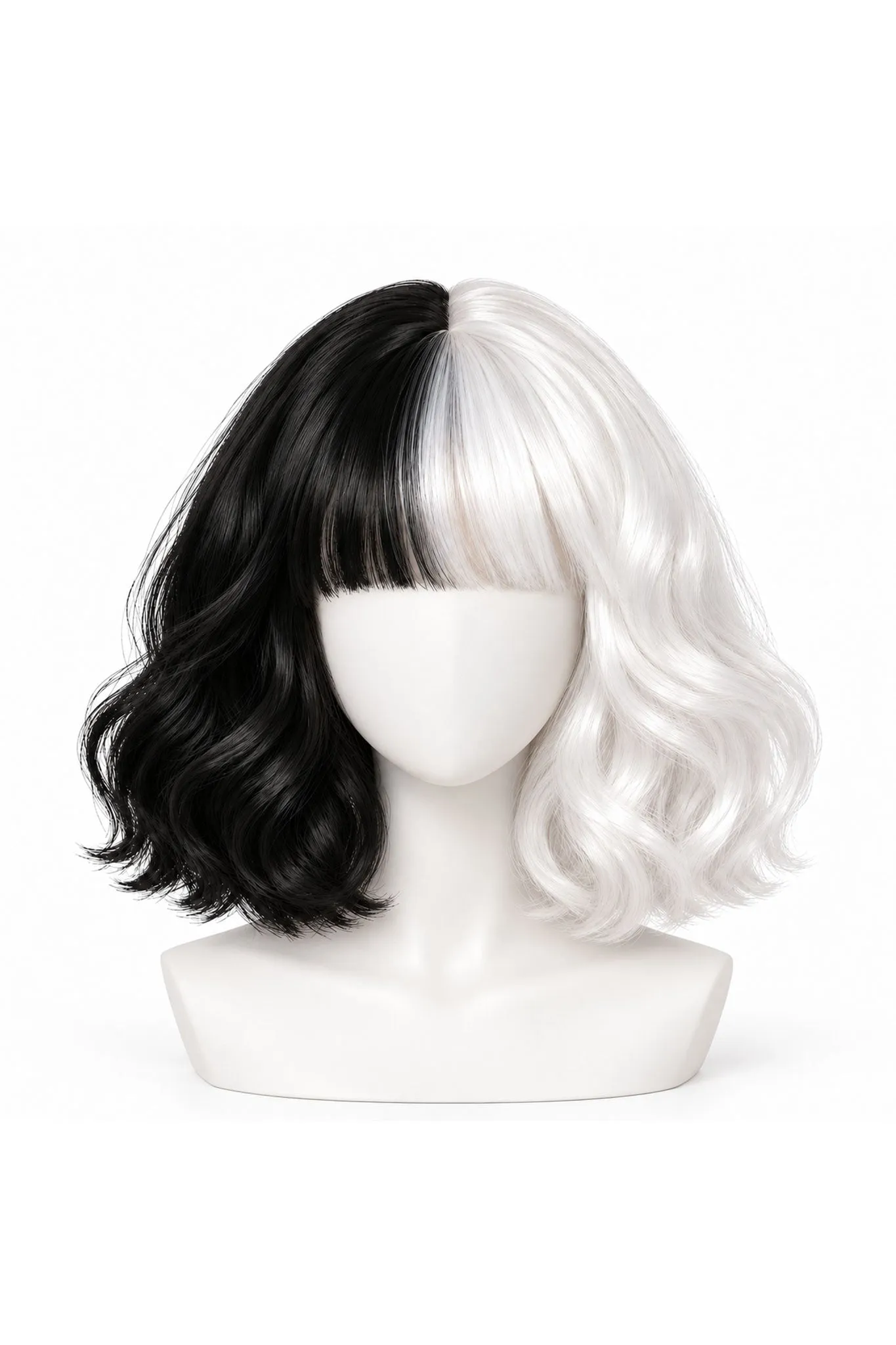Cruel Intent Wig - Black/White sold by Thats So Fetch product image thumbnail 2