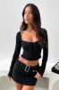 Kaisa Top - Black sold by Thats So Fetch