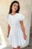 Jordyn Dress - White sold by Thats So Fetch