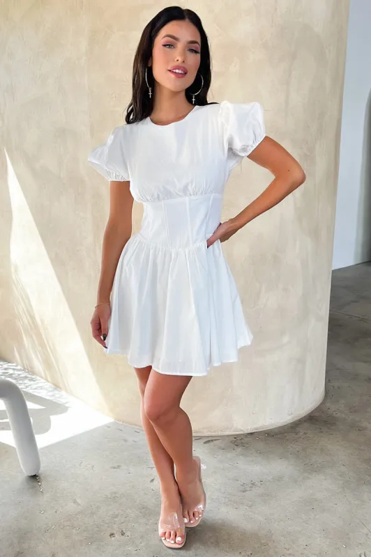 Jordyn Dress - White sold by Thats So Fetch