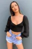 Angel Crop - Black sold by Thats So Fetch