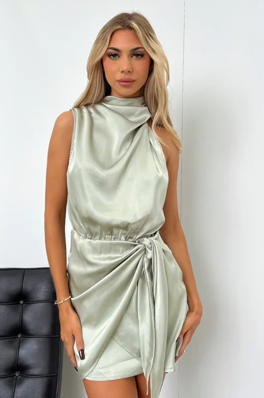 Santorini Mini Dress - Sage sold by Thats So Fetch