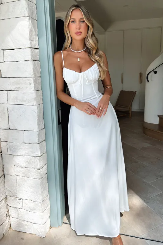 Magdalena Maxi Dress - White sold by Thats So Fetch